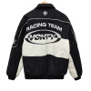Men's Varsity Racing Jacket Factory | Custom Winter Baseball Moto Zip Up Jacket Manufacturer | Men's Embroidery LOGO Supplier For Streetwear Brands