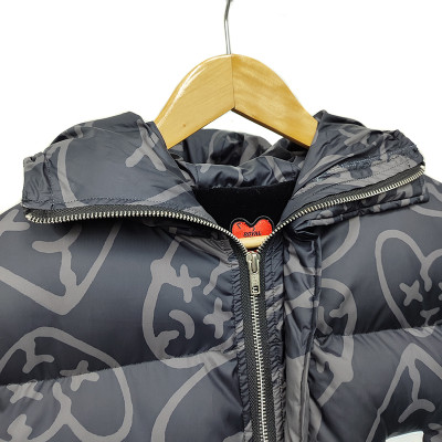Winter Streetwear Down Puffer Jacket Men's Manufacturer | All Over Print Warm Jackets Ventor | Customized Zip Up Duck Coats Factory