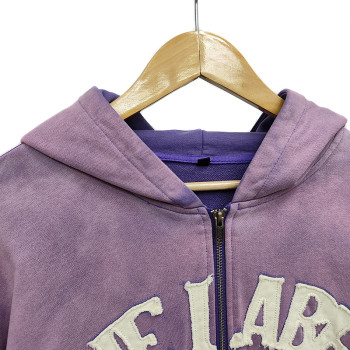 Custom Embroidered Patch Oversized Hoodie Sun Washed Manufacturer | 500 GSM Heavy Weight Vintage Wash Hooded Hoodies Manufacturers