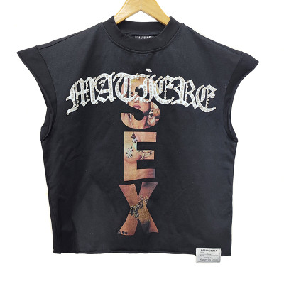 Clothing Manufacturer Rhinestone Tank Top Vest | Men Streetwear Sleeveless Tshirt Factory | Screen Print T shirt Supplier