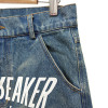 Custom Men's Acid Wash Shorts Manufacturing | Acid Wash Shorts / Jean Shorts | Graphic Screen Printing Embroidered | Streetwear Mens