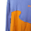 Custom Two Tone Patchwork Sweatshirts Manufacturer | Crewneck Heavyweight Sweatshirt Streetwear | Colorblock high street Sweatshirt Supplier