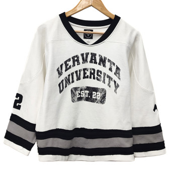 Streetwear Ice Hockey Jersey Shirt Manufacturer | Long Sleeve Tshirt Supplier | Custom Embroidery Patch Uniform Football Jersey Vendor