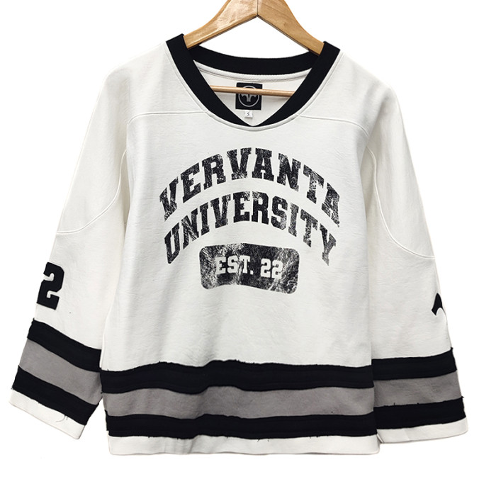 Streetwear Ice Hockey Jersey Shirt Manufacturer | Long Sleeve Tshirt Supplier | Custom Embroidery Patch Uniform Football Jersey Vendor