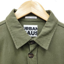 Vintage Blank Long Sleeve Shirt Suppliers | Low MOQ Custom Long-sleeved  Green Shirts | Can Custom Cotton Streetwear Shirts Manufacturer