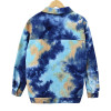 Tie Dye Relaxed Fit Jacket Manufacturer | Casual Spring Corduroy Jacket Men | Custom Tiedye Styles Printed Jacket In Multicolor