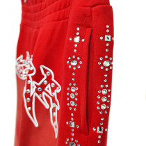 Acid Washed Mens Baggy Rhinestone Sweatpants | Manufacturers Sun Faded Vintage Sweat Pant | Acid Wash Distressed Flare Sweatpants