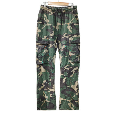 Factory Camo Military Cargo Pants | Casual Outdoor Scout Hiking Trousers | Men's Clothing Cargo Wear Camouflage Pants | Multi Pockets