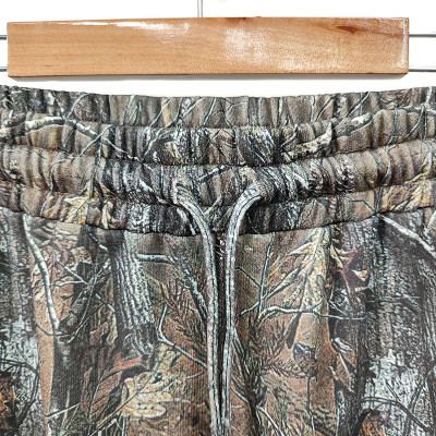 Camo Cargo Real Tree Pants Men | Men's Clothing Casual Outdoor Hunting Pants | Camouflage Canvas Twill Cotton Trouser | All Over Digital Print