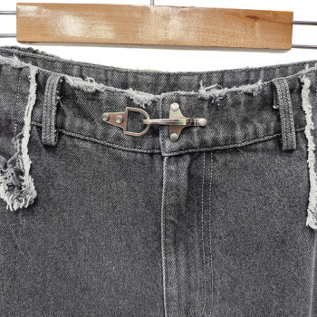 Curve Switching Flare Denim Pants | Manufacturers Embroidery Distress Patch Denim Jeans | Men's Y2K Stacked Jeans Pants