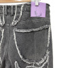 Curve Switching Flare Denim Pants | Manufacturers Embroidery Distress Patch Denim Jeans | Men's Y2K Stacked Jeans Pants