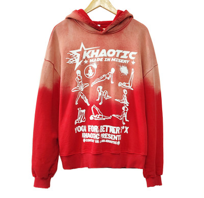 Men's Heavyweight Hoodie Screen Print Clothing Manufacturer | Vintage Custom Washed Hoodie | 100 Cotton Heavy Weight Hoodies Supplier