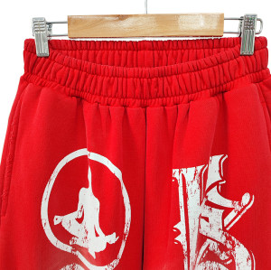 Custom Flare Track Jogger Flared Sweatpants | Sun Faded Flare Sweat Pants Manufacturer | Wholesale Cotton Joggers Men Screen Print Factory