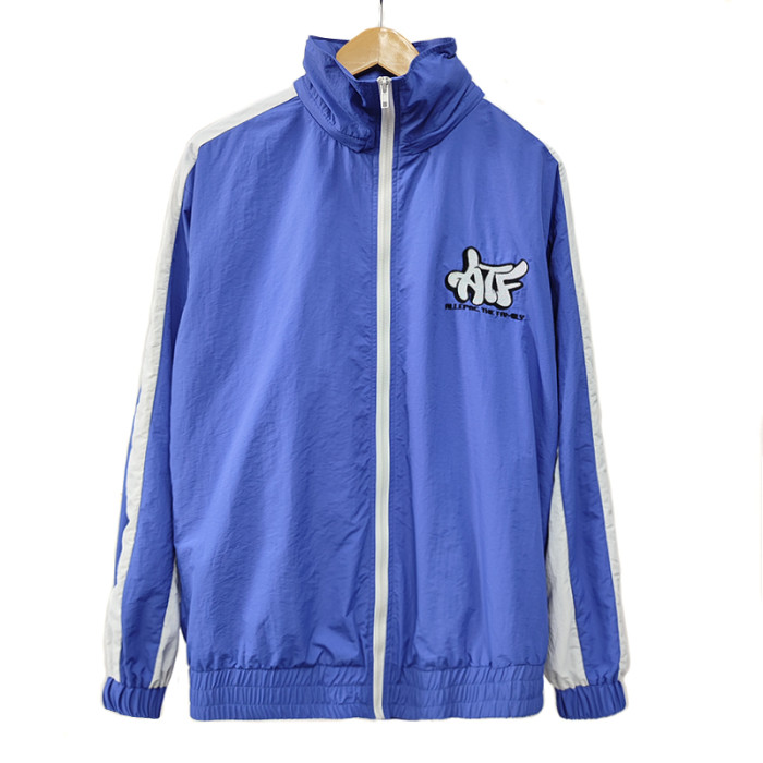 Sportswear Outdoor Men's Jackets | Zipper Track Windbreaker Jackets | Polyester Sportswear Jackets Manufacturer Custom Clothing