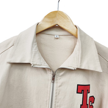 Custom Men's Shirt Manufacturers | Retro Logo Streetwear Screen Print Shirts Supplier | Short Sleeve Embroidered Noylon Shirts