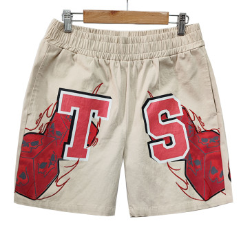 Custom Workout Cargo Shorts Supplier | OEM Streetwear Screen Printing Shorts Factory | Casual Noylon Track Short Pants