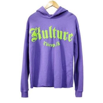 Custom Oversized Tracksuits Manufacturers | Puff Print Sweatsuits Stacked Hoodie and Jogger Set Supplier | Design Cyberpunk Long-sleeved Tracksuit