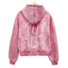 Custom Full Zip Up Hoodies Manufacturer | Stone Wash Oversized Hoodie Vendor | 100 Cotton Heavy Weight Hoodie Sun Washed Factory