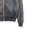 Custom Full Zip Up Hoodie Embroidery Verdor | Customise Zip Hoodie | 100 Cotton Hoodie Washed Vintage Cotton Manufacturer