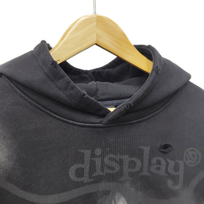 Custom Distressed Vintage Hoodie Factory / French Terry Hoodie Screenprint / Men Hoodies 100 Cotton Heavy Weight Manufacturers