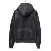 Rhinestone Vintage Acid Wash Hoodie Top Supplier | Manufacturer Washed Zip up Hoodies | Customized Cotton Men Hoodies
