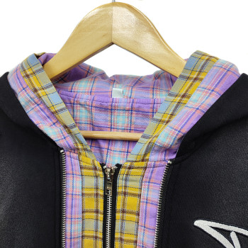 Double Two Zip Layer French Terry Hoodie Supplier | Streetwear Hoodie Manufacturers Custom | Heavyweight Y2K Zipup Hoodies Men