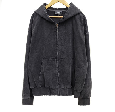 Custom Blank Vintage Acid Hoodie Vendor | Chinese Plain Stone Vintage Washed Hoodie Manufacturer | Sun Faded Washed Zipped Hoodies