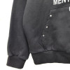 Custom Vintage Sun Faded Hoodies Manufacturer | Rhinestone Boxy Cropped Distress Hoodies Man | Acid Wash Hoodie Men Screen Print