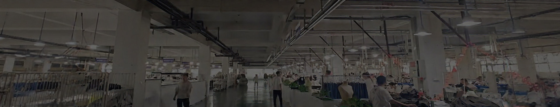 GROOVECOLOR hoodie production line in Dongguan, China — cutting and sewing workshop