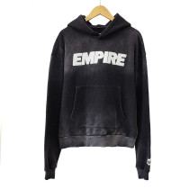 Custom Streetwear Vintage Wash Tracksuits Manufacturers | Embroidery Men's Oversized Sweatsuits Stacked Hoodie and Jogger Set OEM Clothing Factory