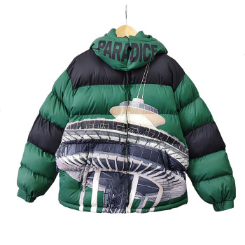 Custom Screen Printing Streetwear Jacket Manufacturer | Winter Waterproof Thick Puffer Coats OEM Factory | Wholesale Bulk Streetwear Manufacturers