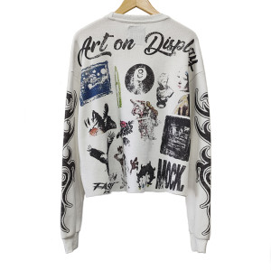 Custom Vintage Printing Sweatshirts Supplier | Streetwear Heavyweight Cotton Clothing Manufacturer | Oversized Retro Sweatshirt Factory For Men