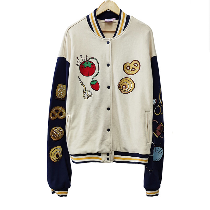 Custom Premium Streetwear Varsity Jacket Manufacturers | Oversided Embroidered Patch Jackets Factory | Embroidery High School Baseball Jacket Vendor