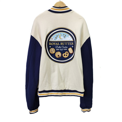 Custom Premium Streetwear Varsity Jacket Manufacturers | Oversided Embroidered Patch Jackets Factory | Embroidery High School Baseball Jacket Vendor