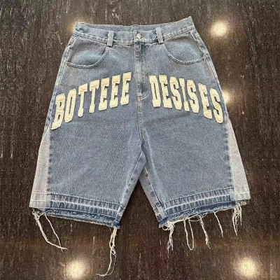 Baggy Short Manufacturer | Best Denim Jean Shorts For Men | Custom Washed Embroidered Streetwear Clothing Factory