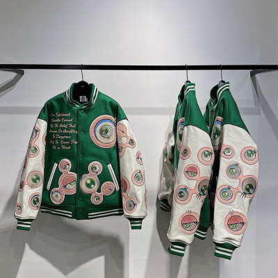 Jacket Manufacturer Custom Mens Varsity Jackets Supplier | Unique Cardigan Embroidery Patch Coat For Streetwear Brands