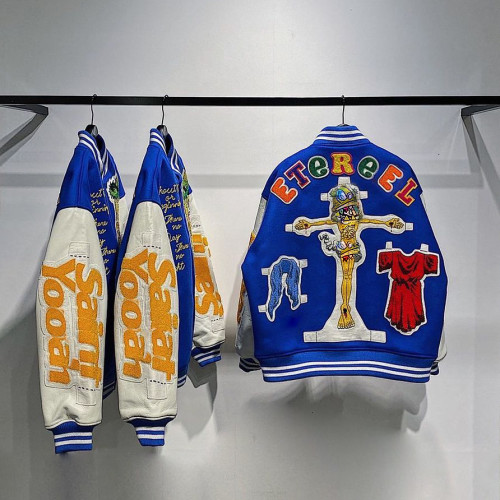 Jacket Manufacturer Custom Mens Varsity Jackets Supplier | Unique Cardigan Embroidery Patch Coat For Streetwear Brands