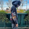 Custom Hoodie Manufacturers Cropped Graphics Heavyweight Zip Up Hoodies Y2k Streetwear Manufacturer