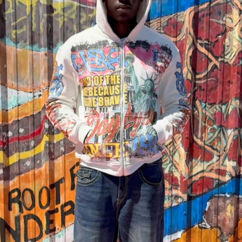 Custom Cropped Oversized Hoodie Supplier | Vintage Graphic Hoodies Streetwear OEM Garment Manufacturer