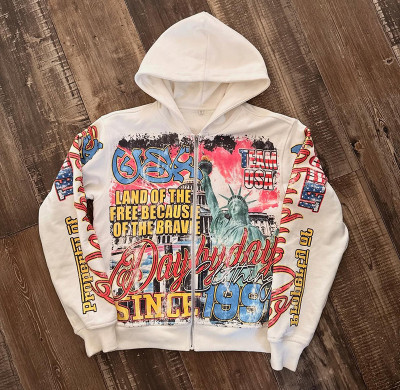 Custom Cropped Oversized Hoodie Supplier | Vintage Graphic Hoodies Streetwear OEM Garment Manufacturer