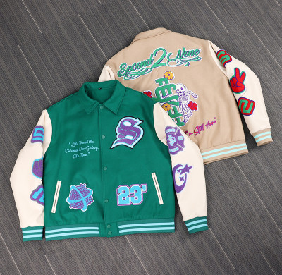 Custom Varsity Jacket Manufacturer | Best Y2k Embroidery Cotton Jacket Factory in China For Streetwear Brands