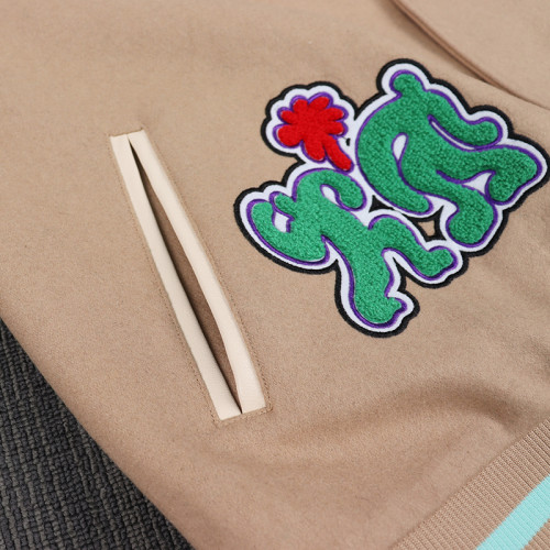 Custom Varsity Jacket Manufacturer | Best Y2k Embroidery Cotton Jacket Factory in China For Streetwear Brands