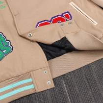 Custom Varsity Jacket Manufacturer | Best Y2k Embroidery Cotton Jacket Factory in China For Streetwear Brands