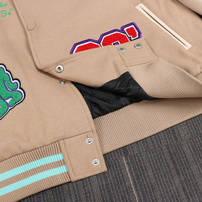 Custom Varsity Jacket Manufacturer | Best Y2k Embroidery Cotton Jacket Factory in China For Streetwear Brands