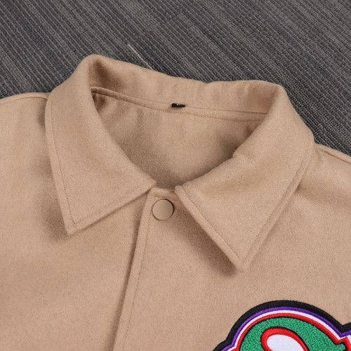 Custom Varsity Jacket Manufacturer | Best Y2k Embroidery Cotton Jacket Factory in China For Streetwear Brands