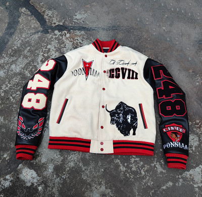 Premium Jacket Manufacturer | Custom Varsity Jackets with Leather Sleeves & Embroidery for Streetwear Brands