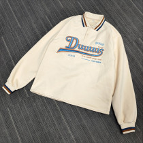 Custom 3D Embroidered Sweatshirt Manufacturer | Soft Polo Collar for Streetwear Brands