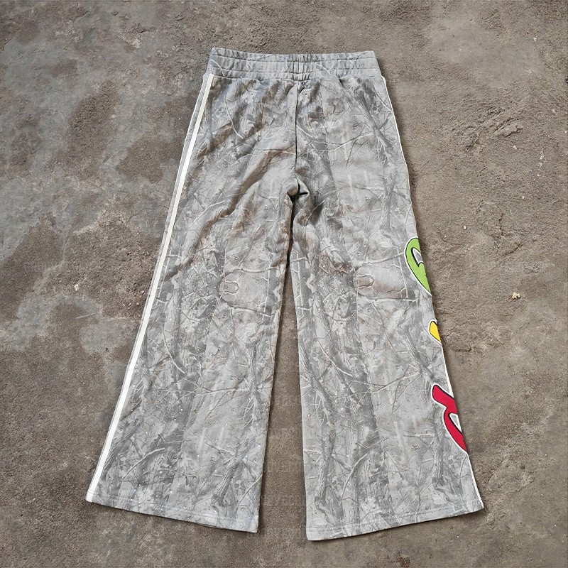 rhinestone streetwear jogger pants for y2k clothing manufacturers, custom sweatpants, groovecolor