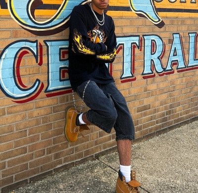 Custom Fire Graphic Long Sleeve T-Shirt |  Best 100% Cutton T Shirts OEM Manufacturers in China