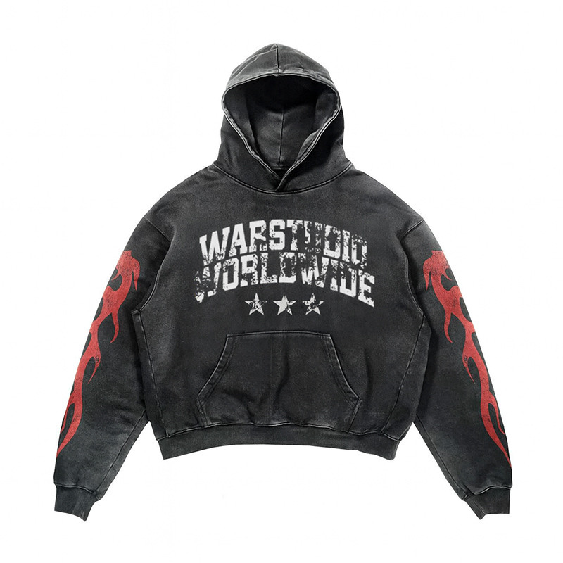 oem vintage hoodie supplier China, heavyweight graphic hoodie for US and Europe, custom streetwear hoodie manufacturer